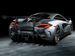 Vorsteiner Aero Rear Bumper DVWP w/ Rear Diffuser Carbon Fiber PP 2x2 Glossy MCLAREN 570S 570-VX PROGRAM - autotalent