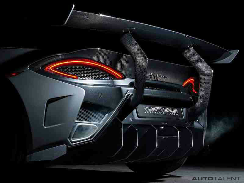 Vorsteiner Aero Rear Bumper DVWP w/ CARBON FIBER REAR DIFFUSER PP 2x2 Glossy MCLAREN 570S 570-VX PROGRAM